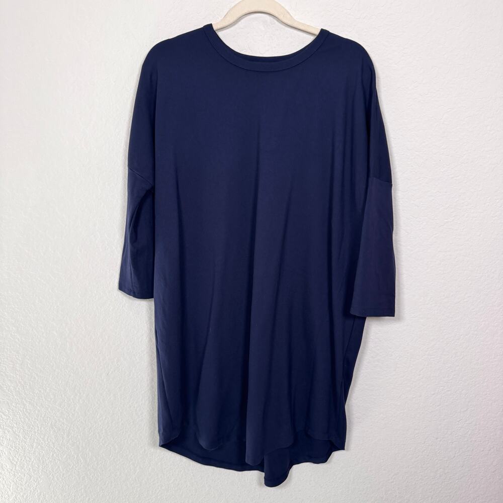 Tuckernuck Pomander Place Womens Sue Sweatshirt Dress Size M / L Mini Navy Blue